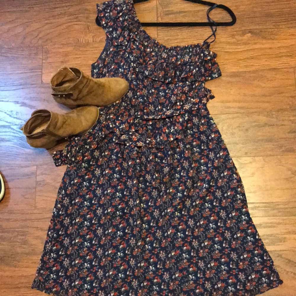 Printed dress, midi